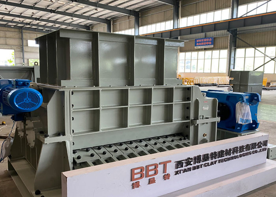 AC Motor كسارة أسطوانية مزدوجة لتجهيز المواد الخام