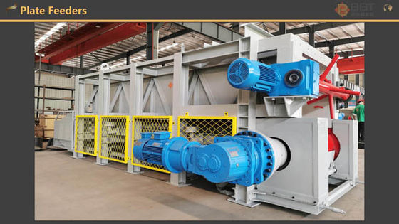 120 طن / ساعة آلة تغذية صندوق لوحة السلسلة لتصنيع الطوب الطيني