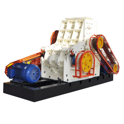 كسارة مطرقة دوارة ذات أسطوانة مزدوجة عالية السرعة لصناعة الطوب الطيني