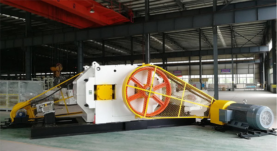GS1210 الصلب غرامة كسارة الأسطوانة آلة مطحنة لصنع الطوب الطين