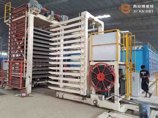 طوب الطين صنع خط إنتاج آلة 2.5 ~ 2.8MPa ضغط البثق