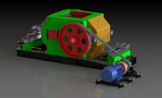 آلة صنع الطوب الطيني مع كسارة أسطوانية دقيقة عالية السرعة لتحضير المواد الخام وتحسين لدونة الطوب