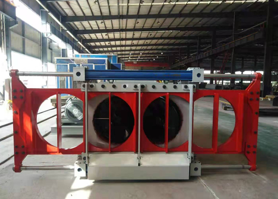 مزيد من المقاومة وتحسين كفاءة التجاعيد خلاط عمود مزدوج مع 550mm قطر دوار للمنتجات ذات الجدران الدقيقة