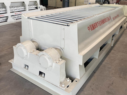 75KW خلاط مجداف بعمود مزدوج 60-110T / H خلاط برغي مزدوج للتكسير