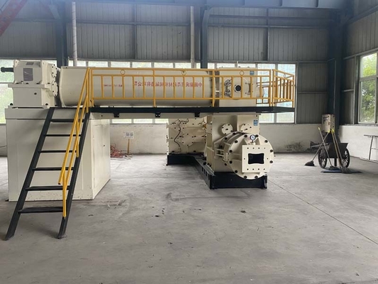 EV60A الكربون الصلب فراغ الطارد آلة تشكيل الطوب الطين خلط الأسنان