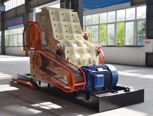 HC800 * 2A آلة كسارة المطرقة المزدوجة الدوار لمعالجة المواد