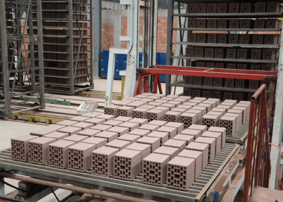 290KW التلقائي آلة تجفيف الطوب الطين كتلة التربة نظام غرفة التجفيف